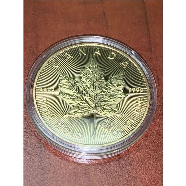 Canada $50 dollar .999 fine gold 1 ounce cased coin - COPY