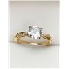 Image 2 : Ladies 1.0 Carat Brilliant Cut Solitaire 14K GP Engagement ring size 7