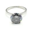 Image 3 : Silver Certified Grey Moissanite (Round 9.5 Mm)(3.4ct) Rhodium Plated Test And Looks Better Than Dia