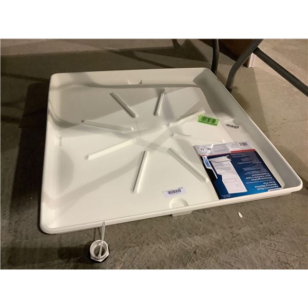Camco Apartment-Sized Washing Machine Drain Pan (25in x 27in x 2 1/8in)