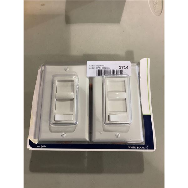 Leviton SureSlide Universal Slide Dimmer 2-Pack