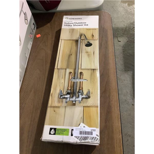 Homewerks Chrome Indoor/Outdoor Utility Shower Kit