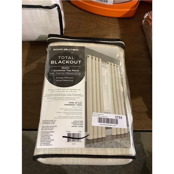 Design Solutions Total Blackout Grommet Top Panel (50in x 54in)