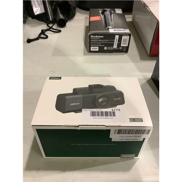 CamPark  4K Plus 1080P Dual Camera Dash Cam