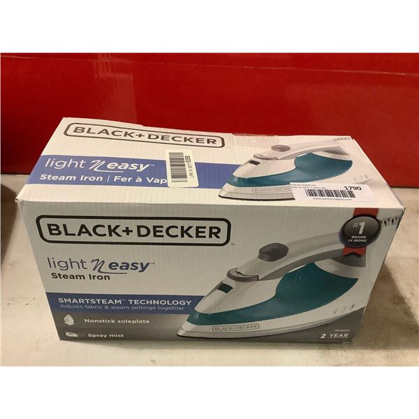 Black  Decker Light N Easy Steam Iron