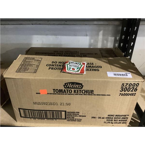 Case of Heinz Tomato Kechup  (396 x 26mL)
