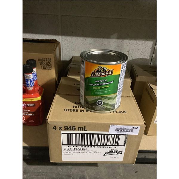 Case of ArmorAll Copper II Wood Preservative Green Solution (4 x 946mL)