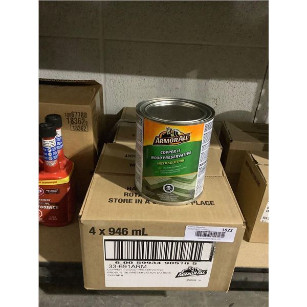 Case of ArmorAll Copper II Wood Preservative Green Solution (4 x 946mL)