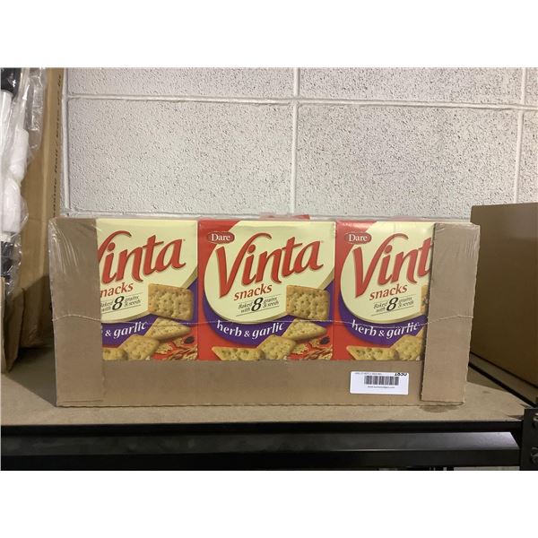 Case of Vinta Herb and Garlic Crackers (12 x 200g)