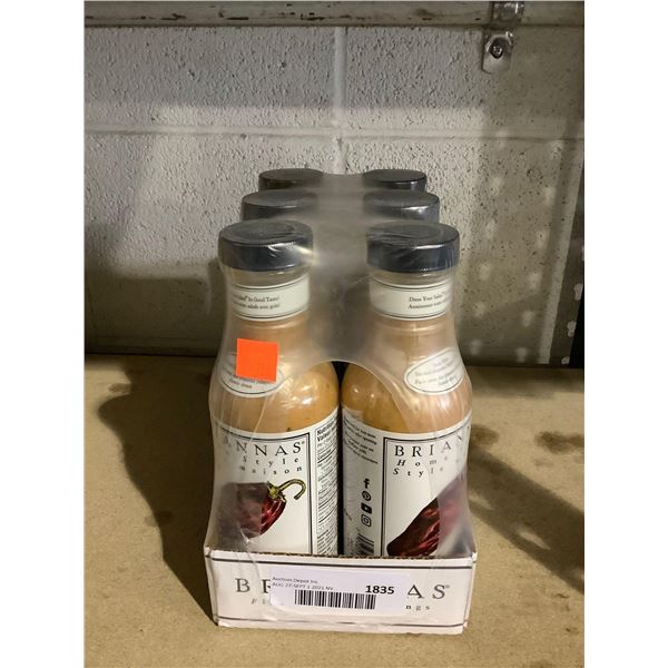 Briannas Chipotle Ranch Dressing (6 x 355mL)
