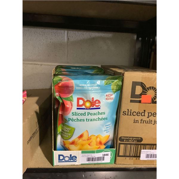 Case of Dole Sliced Peaches in Fruit Juice (8 x 382mL)