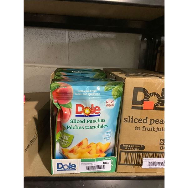 Case of Dole Sliced Peaches in Fruit Juice (8 x 382mL)