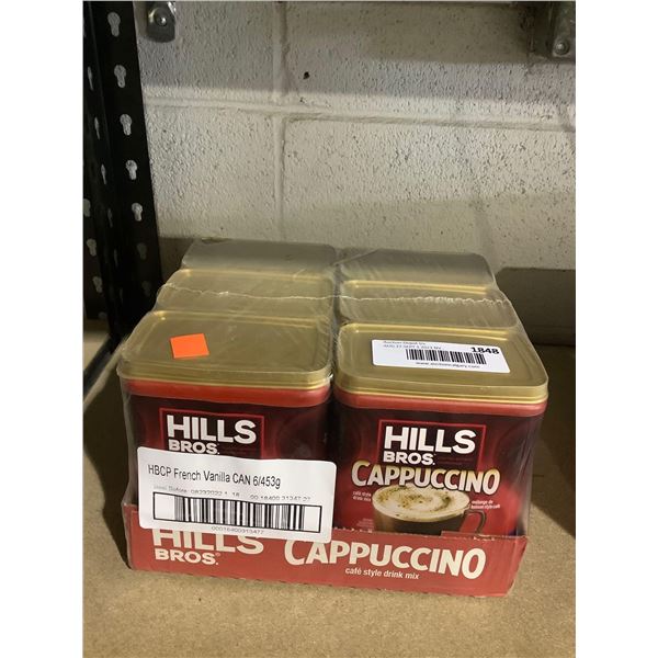 Case of Hills Bros Cappuccino Cafe Style Drink Mix (6 x 453g)