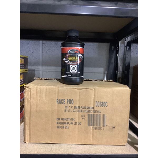 Case of Race Pro Brake Fluid Dot 3 (12 x 355mL)