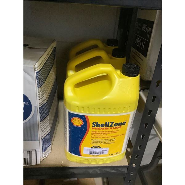 ShellZone Premixed Antifreeze/Coolant (3 x 3.78L)