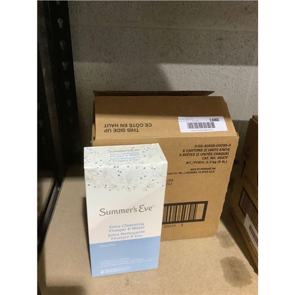 Case of 6 Summers Eve Vinegar  Water Cleansers