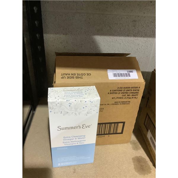 Case of 6 Summers Eve Vinegar  Water Cleansers