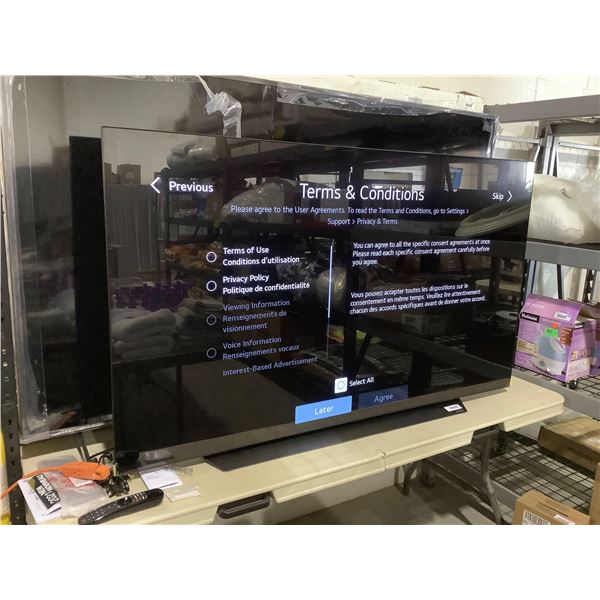 LG 65in C1 OLED Smart TV - Model: OLED65C1AUB - small pinhole in screen but all working