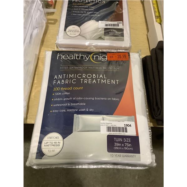 Healthy Night Twin Size Waterproof Mattress Protector