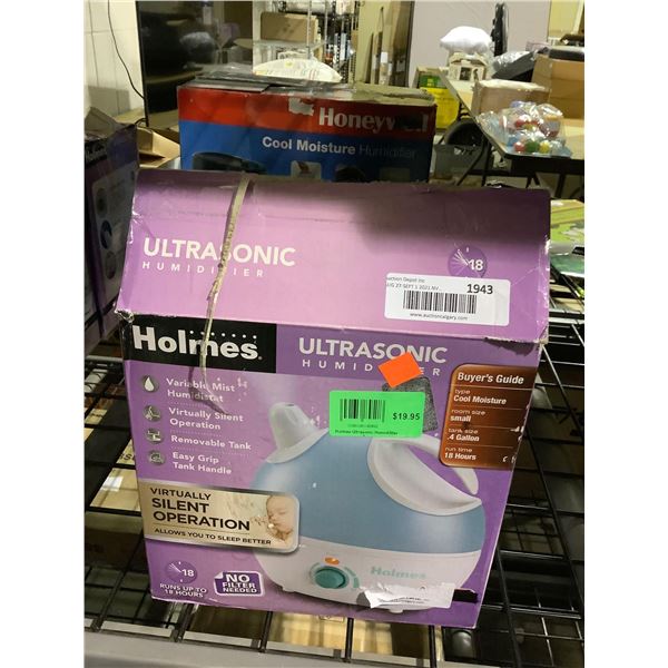 Holmes 0.4 Gallon Ultrasonic Humidifier