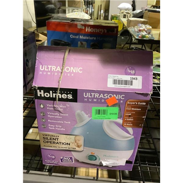 Holmes 0.4 Gallon Ultrasonic Humidifier