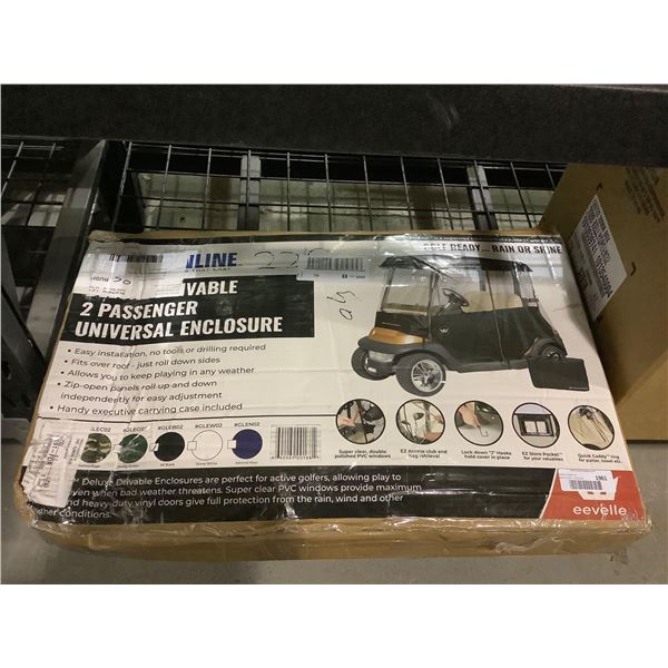 Greenline Deluxe 2 Passenger Golf Enclosure