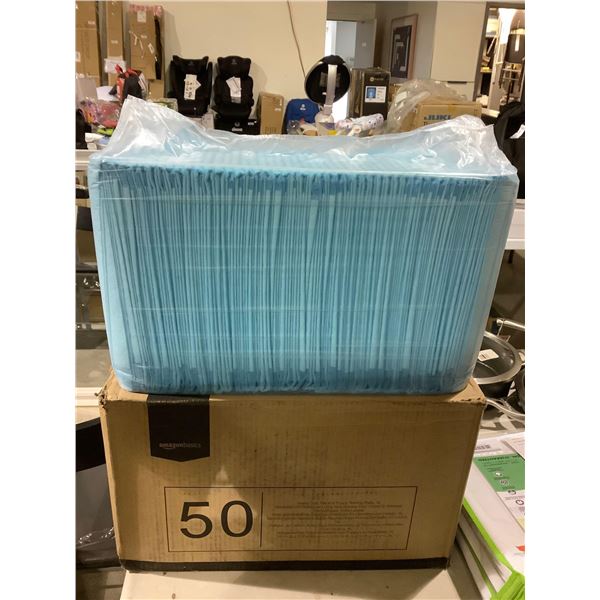 Amazonbasics Case of 50 Heavy Duty Pet and Puppy Training Pads XL