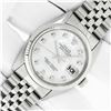 Image 2 : Rolex Mens Stainless Mother Of Pearl Diamond 36MM Datejust Wristwatch With Rolex