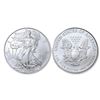 Image 1 : 2000 American Silver Eagle .999 Fine Silver Dollar Coin
