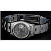 Image 5 : Rolex Ladies Stainless Steel Slate Grey 26MM Oyster Band Datejust Wristwatch