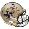 Image 1 : Alvin Kamara Autographed New Orleans Saints Full Size Speed Replica Helmet "2017 NFL ROY" (Beckett)