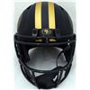Image 3 : Joe Montana Autographed San Francisco 49ers Full Size Eclipse Black Speed Replica Helmet (Beckett)