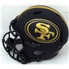 Image 4 : Joe Montana Autographed San Francisco 49ers Full Size Eclipse Black Speed Replica Helmet (Beckett)