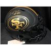 Image 1 : JERRY RICE SIGNED 49ERS ECLIPSE BLACK MATTE FULL SIZE SPEED AUTHENTIC HELMET (BECKETT COA)