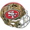 Image 1 : Trey Lance Autographed San Francisco 49ers Camo Full Size Replica Speed Helmet (Beckett BAS)