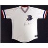 Image 1 : Bull Durham Kevin Costner Crash Davis Autographed White Jersey (PSA/DNA)