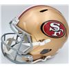 Image 4 : Trey Lance Autographed San Francisco 49ers Gold Full Size Replica Speed Helmet (Beckett BAS )