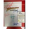 Image 2 : MULTI-SIGNED INDIANA JONES AND THE TEMPLE OF DOOM FRAMED SCRIPT COVER (RA COA)