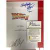 Image 2 : CHRISTOPHER LLOYD & MICHAEL J. FOX SIGNED 8X10 SCRIPT COVER (RA COA)