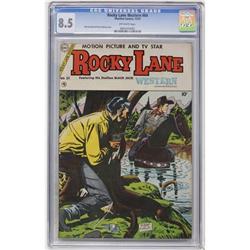 Rocky Lane Western #64 (Fawcett, 1954) CGC VF+