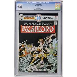 Warlord #1 (DC, 1976) CGC NM 9.4 Off-white to