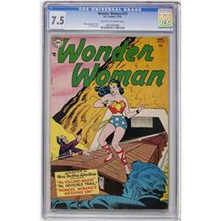 Wonder Woman #70 (DC, 1954) CGC VF- 7.5 Cream to