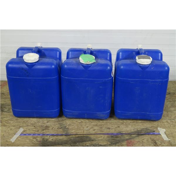 Lot of 3 Water Jugs, 6 gal.