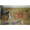Image 2 : Tub w/ Two Tool Belts & Misc. Tools