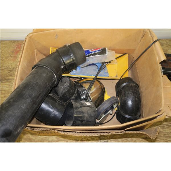 Misc. PVC Pipe, Vintage Ski Boots, etc.