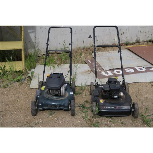 2 lawnmowers -untested