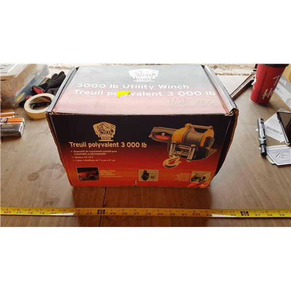 3000 LB Utility Winch