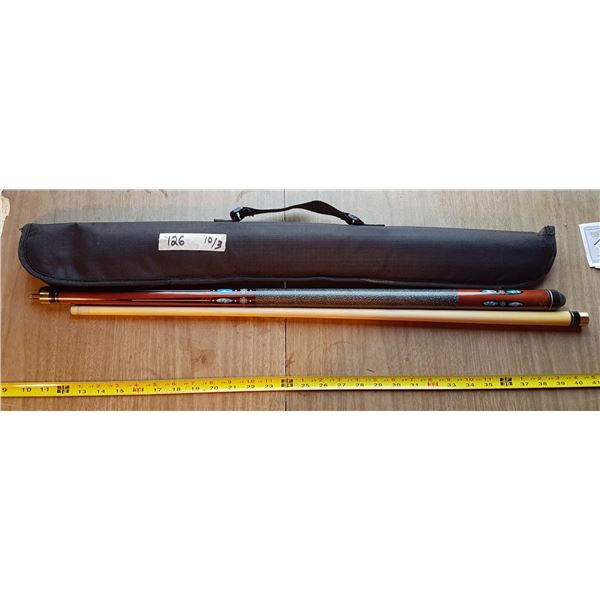 2 Pc. Pool Cue & Case