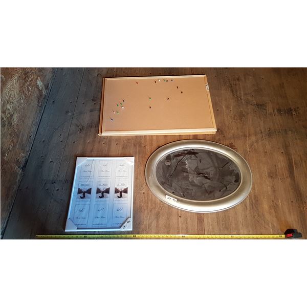 Mirror & Wall - Hangings & 2 Corkboards