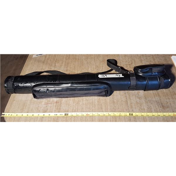 2 X 2 Pc. Pool Cues & Case